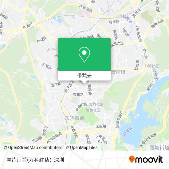 岸芷汀兰(万科红店)地图