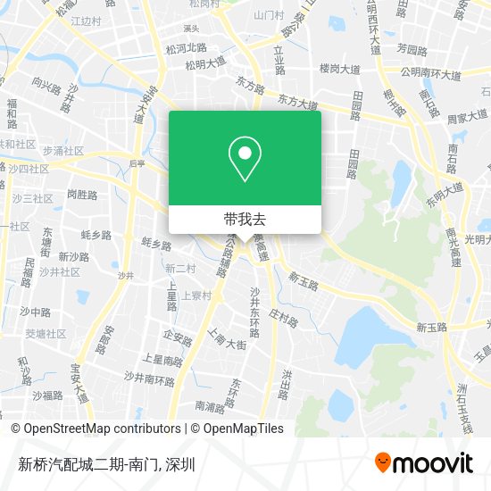 新桥汽配城二期-南门地图