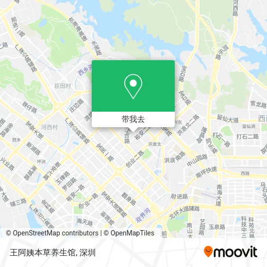王阿姨本草养生馆地图
