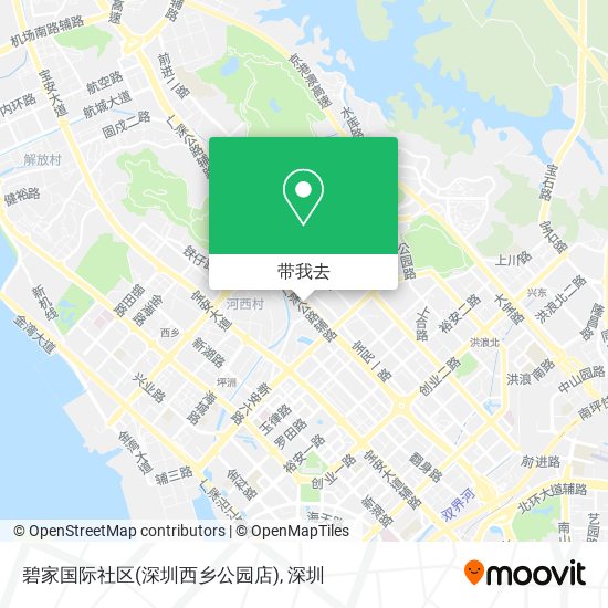 碧家国际社区(深圳西乡公园店)地图