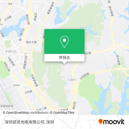 深圳碧辰光电有限公司地图
