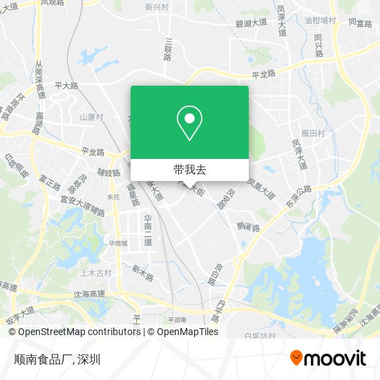 顺南食品厂地图