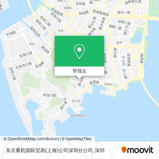 东京重机国际贸易(上海)公司深圳分公司地图