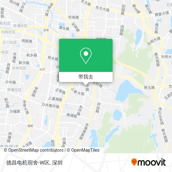 德昌电机宿舍-W区地图