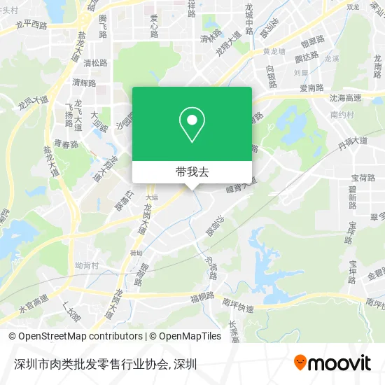 深圳市肉类批发零售行业协会地图