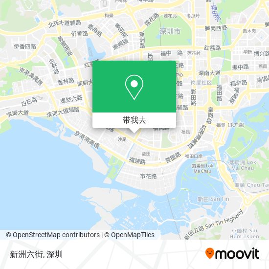 新洲六街地图