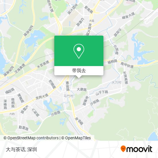 大与茶话地图