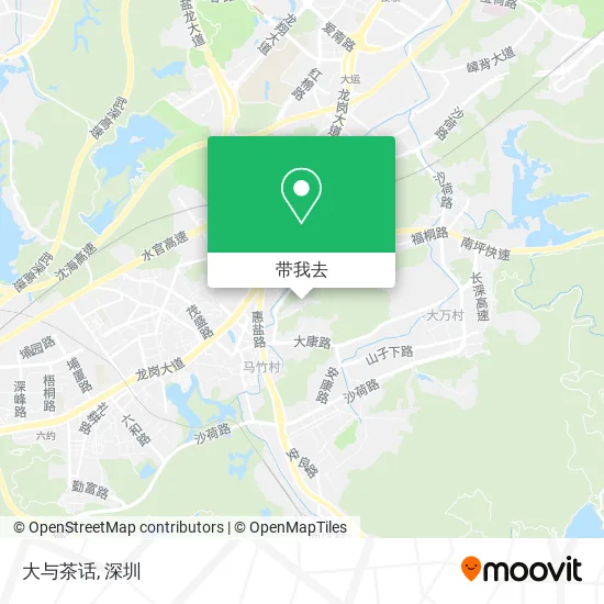 大与茶话地图