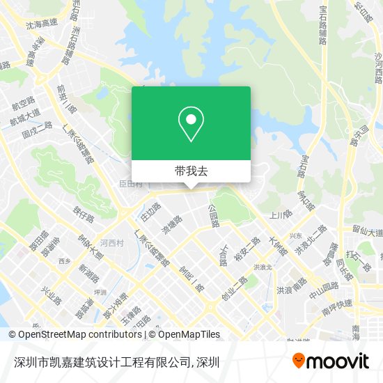 深圳市凯嘉建筑设计工程有限公司地图