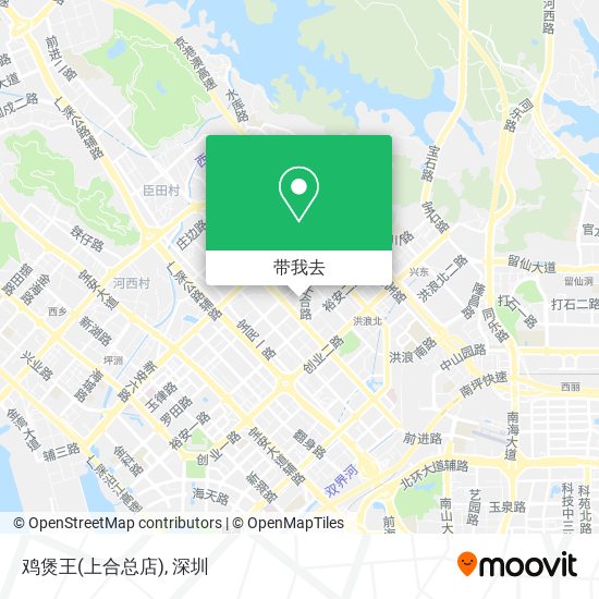 鸡煲王(上合总店)地图