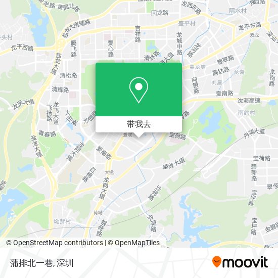蒲排北一巷地图