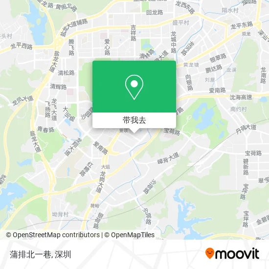 蒲排北一巷地图