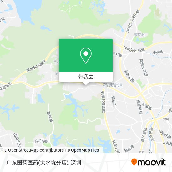 广东国药医药(大水坑分店)地图