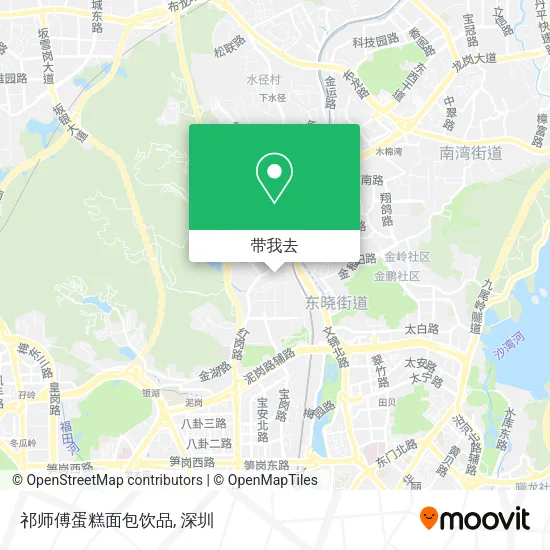 祁师傅蛋糕面包饮品地图