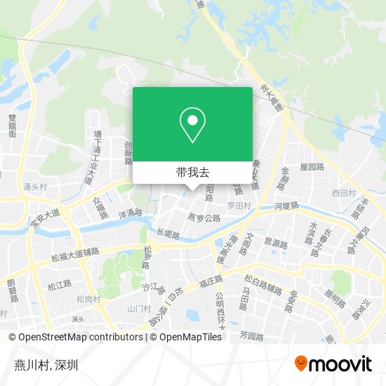 燕川村地图
