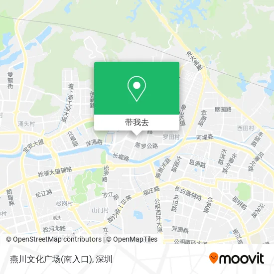 燕川文化广场(南入口)地图