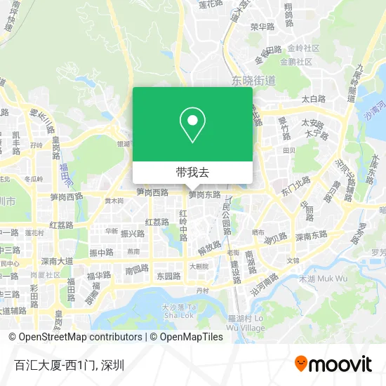 百汇大厦-西1门地图