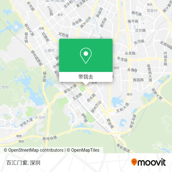 百汇门窗地图