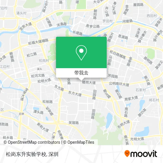 松岗东升实验学校地图
