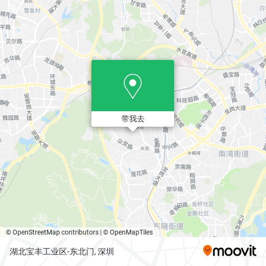 湖北宝丰工业区-东北门地图