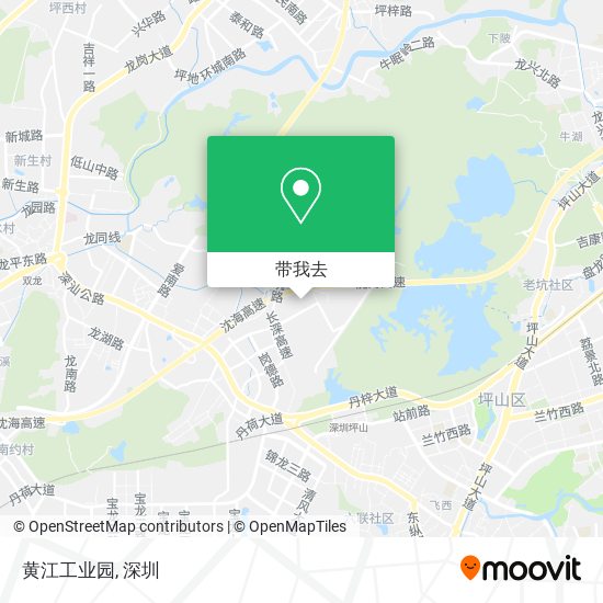黄江工业园地图