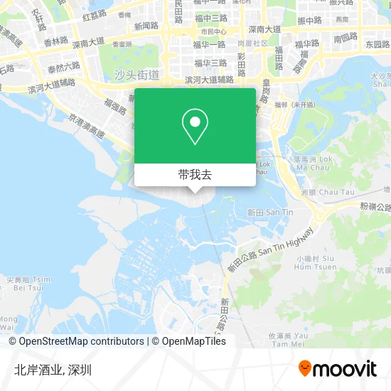 北岸酒业地图