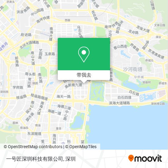 一号匠深圳科技有限公司地图