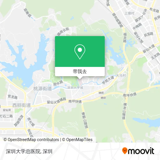 深圳大学总医院地图
