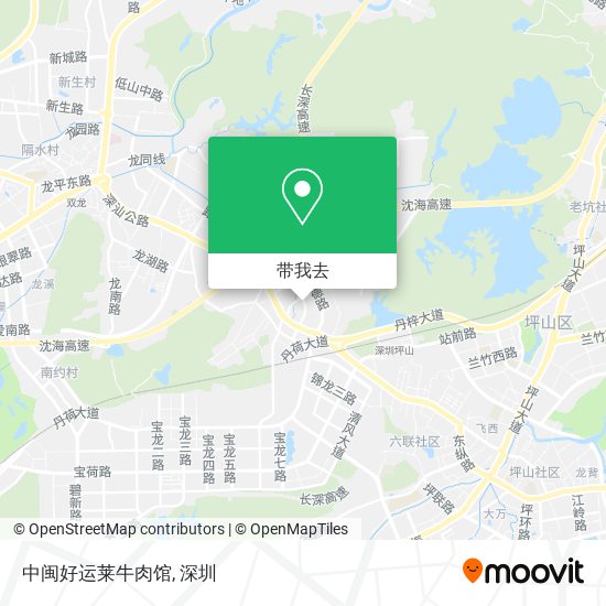 中闽好运莱牛肉馆地图
