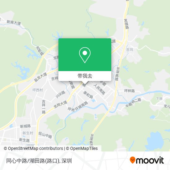 同心中路/湖田路(路口)地图