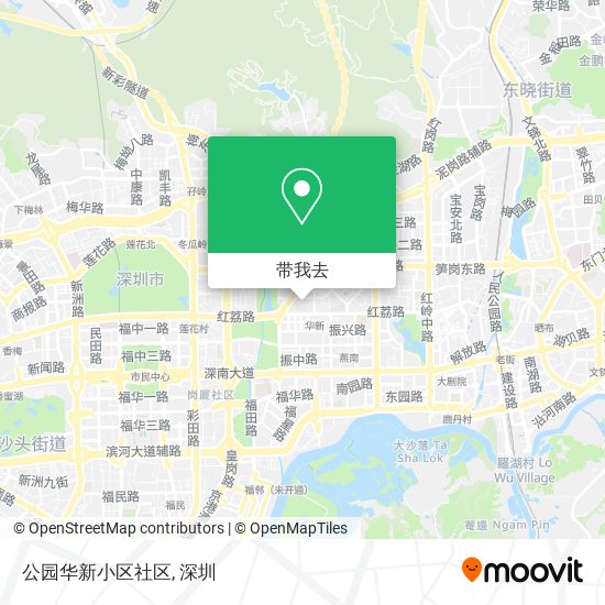 公园华新小区社区地图