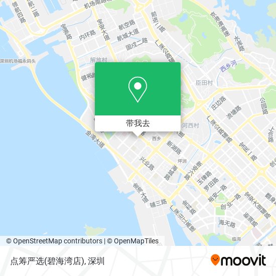 点筹严选(碧海湾店)地图
