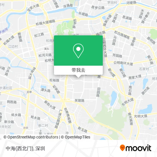 中海(西北门)地图
