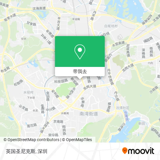英国圣尼克斯地图