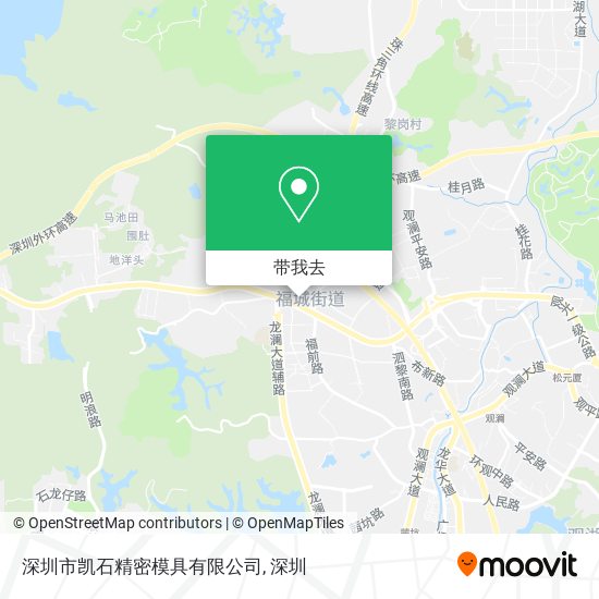 深圳市凯石精密模具有限公司地图