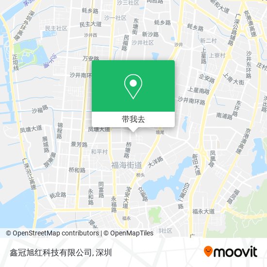 鑫冠旭红科技有限公司地图