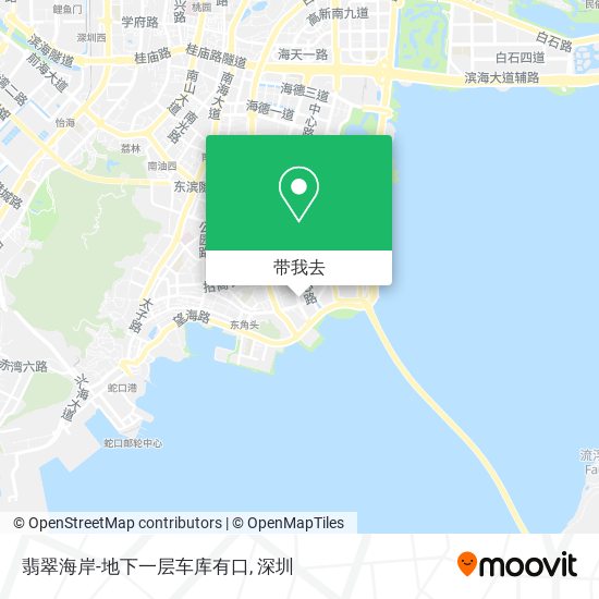 翡翠海岸-地下一层车库有口地图