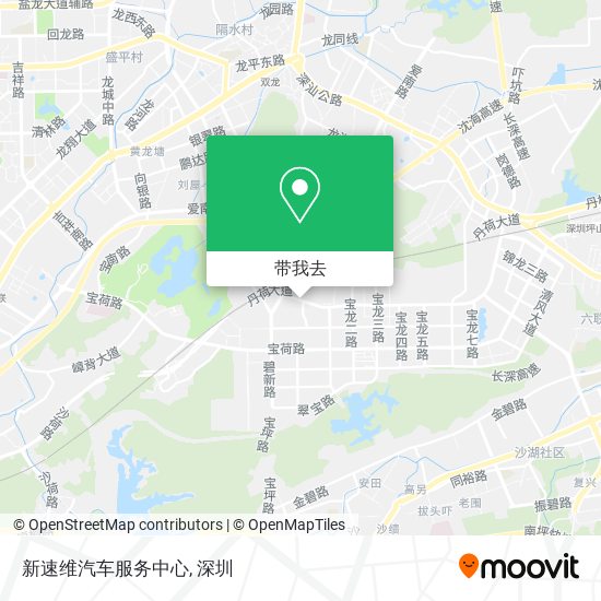 新速维汽车服务中心地图