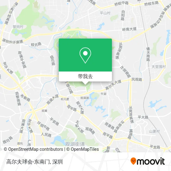 高尔夫球会-东南门地图
