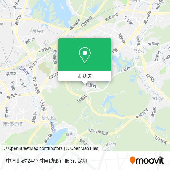 中国邮政24小时自助银行服务地图