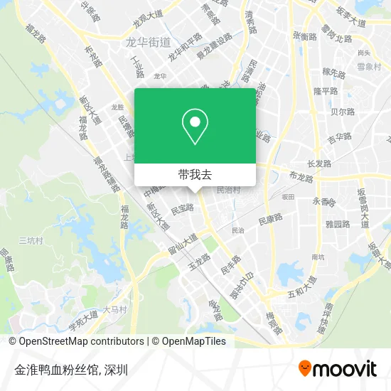 金淮鸭血粉丝馆地图