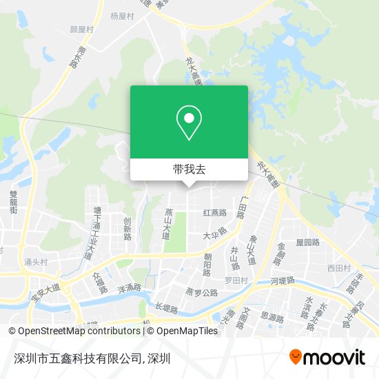 深圳市五鑫科技有限公司地图