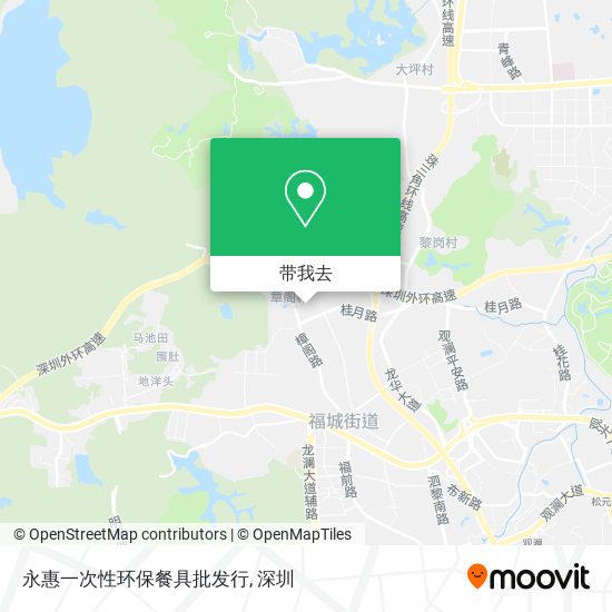 永惠一次性环保餐具批发行地图