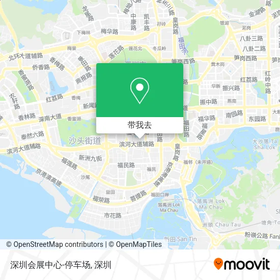 深圳会展中心-停车场地图