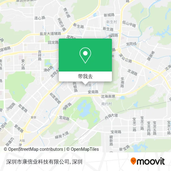 深圳市康倍业科技有限公司地图