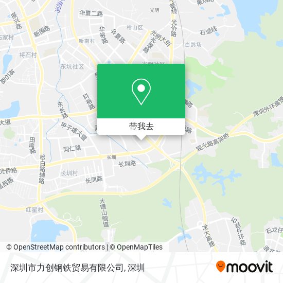 深圳市力创钢铁贸易有限公司地图