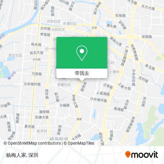 杨梅人家地图
