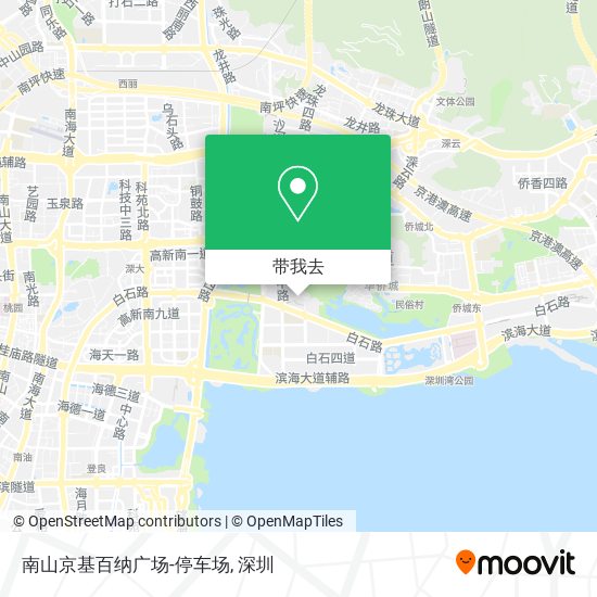 南山京基百纳广场-停车场地图