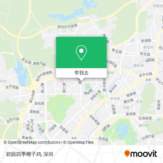 碧园四季椰子鸡地图