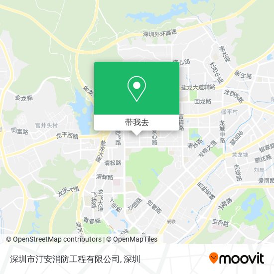 深圳市汀安消防工程有限公司地图
